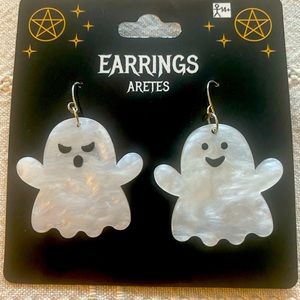 Festive Halloween Ghost Earrings